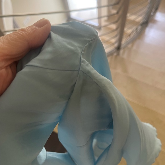 Vintage Philosophy by Alberta FERRETTI Light Blue Top - Picture 14 of 16